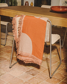 Жаккардовый плед Niore из 100% хлопка 130 x 170см