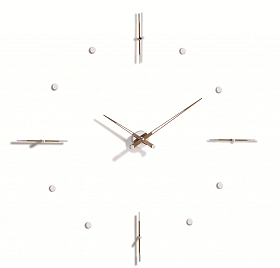 Настенные часы Mixto N хром-орех 125 cm