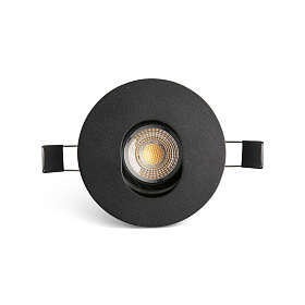 Встраиваемый светильник NIVA PINHOLE ORIENTABLE черный 1xGU10 MR16