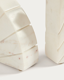 Подставка для книг Serela из белого мрамора