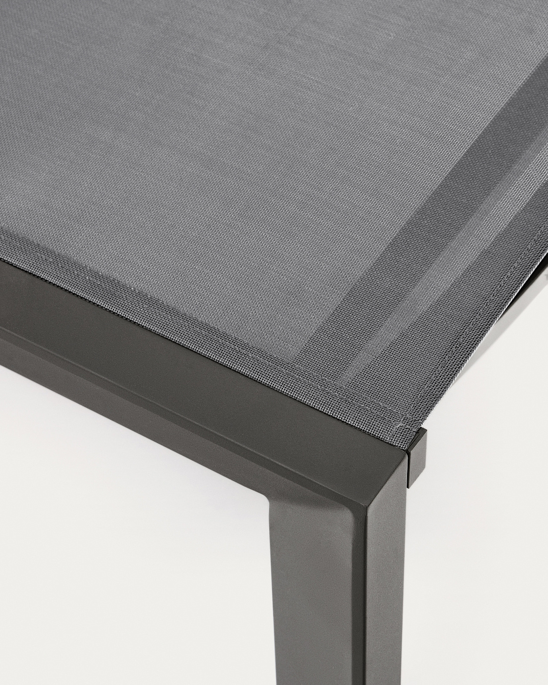 Canutells Алюминиевый шезлонг с черной отделкой