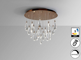 Lagrimas Люстра 19L розовое золото