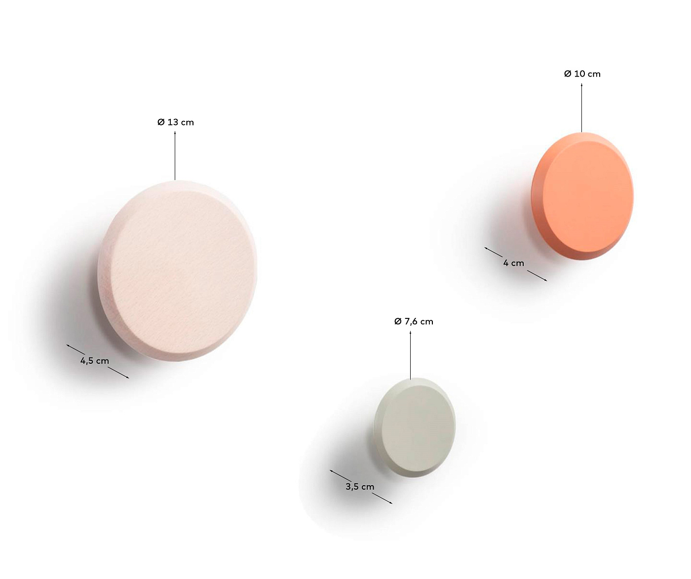 Набор вешалок Nadua разноцветный