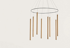 Люстра Mika Multi 8L золотой