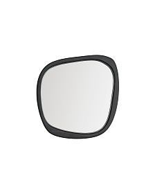 Зеркало из тикового дерева Alura черного цвета 45,5 x 47 см