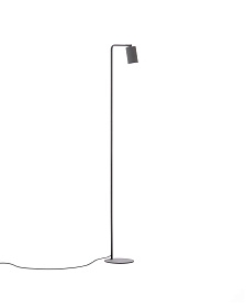 Напольный светильник Manie из металла с отделкой под черный чугун