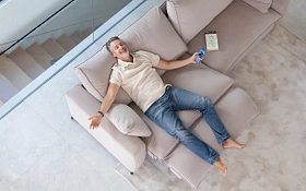 Диван с реклайнером Selene 2V+2LR