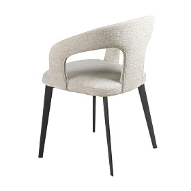 Стул 4173 из ткани цвета слоновой кости