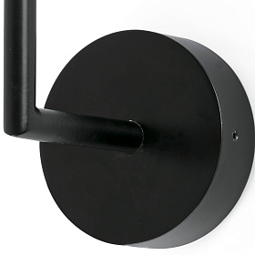 Черный настенный светильник Gala 1xG9