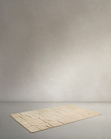 Nak Ковер шерстяной цвета экрю 160 x 230 см