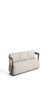 Уличный 3-х местный диван Tamaris из алюминия коричневого цвета, 217 см