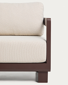 Комплект садовой мебели Nerano из коричневого алюминия