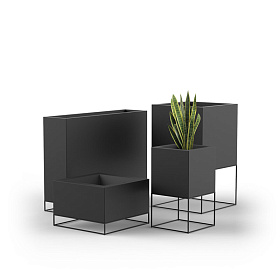 Кашпо Vela CUBE 60x60x100