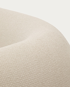 Модульный 4-местный диван Martina цвета экрю с левым шезлонгом 377 см