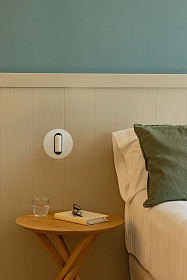 TIMIT Бра с ридером USB белое LED 2700K