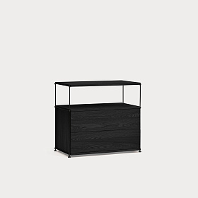 Сервант Aurea 2Dr черный