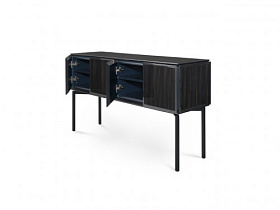 Консоль Barbican Macassar Ebony/черный/синий