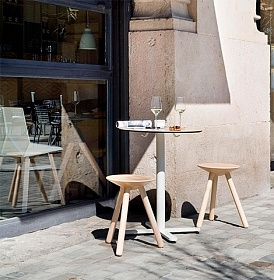 Стол Oxi bistrot woodt Ø60x74h