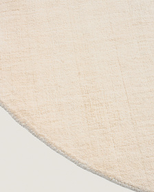 Empuries Круглый белый ковер Ø200 см