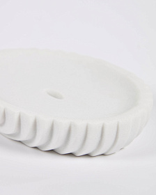 Мыльница из белого искусственного камня Ateneas