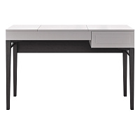 Туалетный столик MARBELLA шпон ореха W, матовый серо-бежевый лак