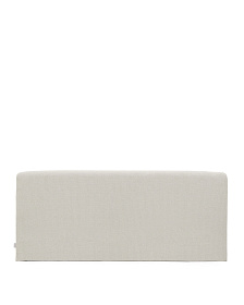 Изголовье Valma из жемчужного шенилла со съемным чехлом для кровати 180 x 200 см