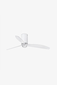 Потолочный вентилятор Mini Tube Fan LED белый/прозрачный 128 см