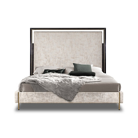 Кровать с мягким изголовьем CORAL CRQP11 