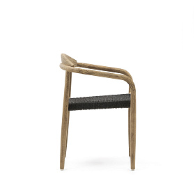 Кресло Glynis натуральный, черный