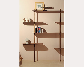 Стеллаж Axis 2 орех