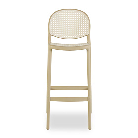 Уличный барный стул Gery бежевого цвета