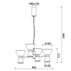 9219 Люстра подвесная NEW YORK