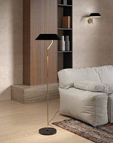 Торшер Aider матовая латунь