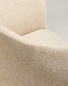 Стул Bosca из бежевой синели