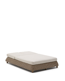 Двойной шезлонг Meria из искусственного ротанга