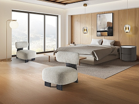 Topaz Кресло черный/экрю