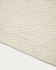 Mascarell Ковер из хлопка и полипропилена белого цвета 200 x 300 см