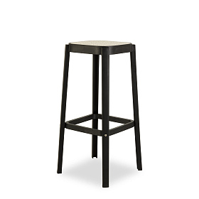 Черный уличный табурет Gery