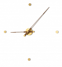 Настенные часы Rodon G 4 латунь-орех