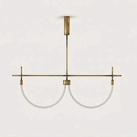 Подвесной светильник Cram 2L состаренное золото