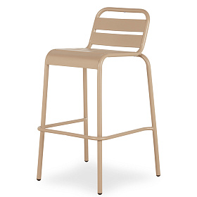 Уличный барный стул Lianis цвета капучино