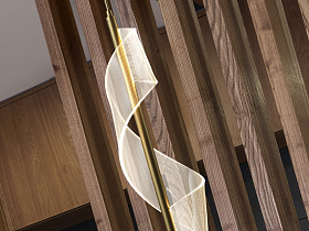 Velas Подвесной светильник 1L золотой