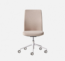 Офисный стул Esitt с синхронизатором и мягкой спинкой белая версия