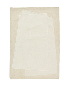 Шерстяной ковер Dennie с бежевым рисунком 200 x 300 см