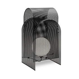 Настольная лампа Fold 45 см Textured black