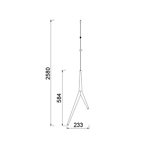 9356+9229 (1L) Подвесной светильник ARRECIFE