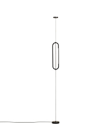 Потолочный светильник Bow из черного алюминия, Ø 16 см