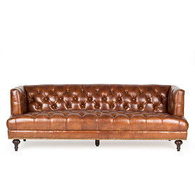 3-местный кожаный диван Elkan