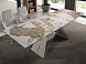 Раздвижной обеденный стол 1114/MC2207DT из мраморной керамики