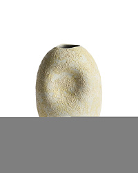 Керамическая ваза Medira цвета экрю и желтого, 32,5 см